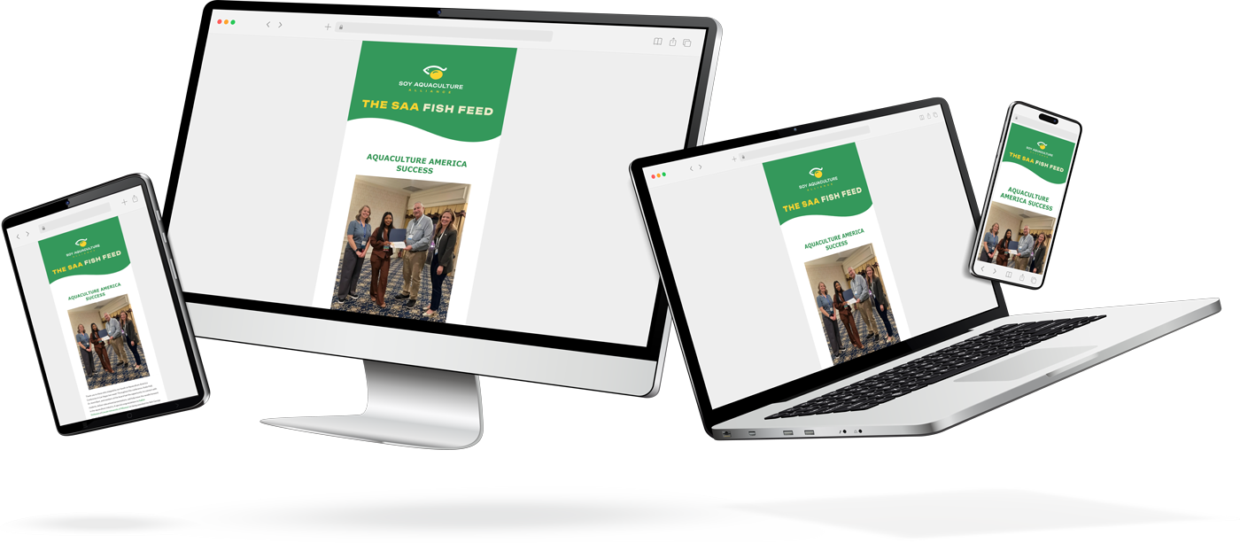 SAAQ Website Updates Fish Feed Newsletter Device Mockup
